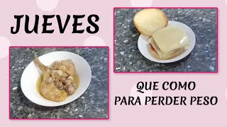 Que Como Para Perder Peso Con Recetas Jueves