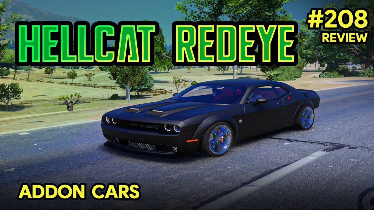Challenger SRT Hellcat Redeye Showcase 4K GTA 5 Mod Review – 208 - YouTube