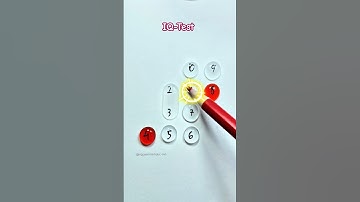 Trò chơi nối số trong giọt nước thật đơn giản #games #line #maths #quiz #challenge #drawing #shorts