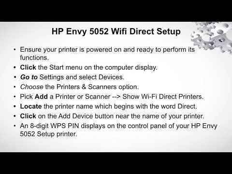 HP Envy 5052 Setup | Quick and easy guide for Wireless Setup - YouTube