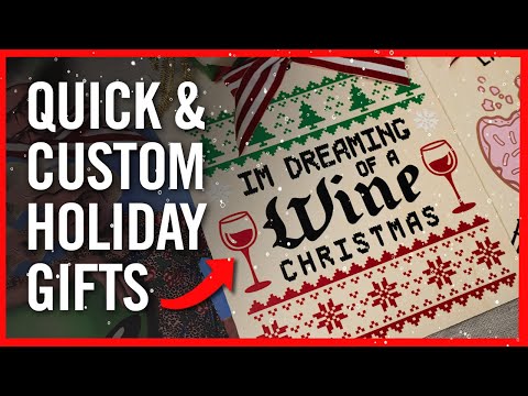 Last Minute Holiday Gift Ideas With Your Heat Press