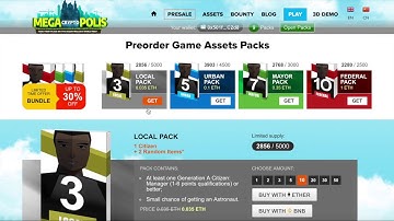 Using BNB for MegaCryptoPolis 3D Microeconomy Packs