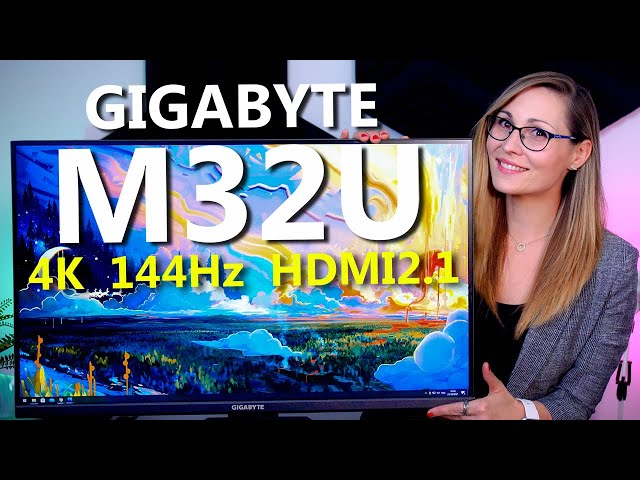 Gigabyte M32U 4K 144Hz gaming monitor review