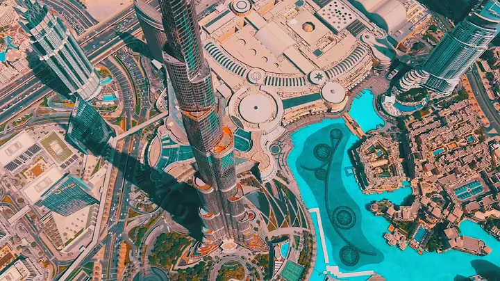 Burj Khalifa and Dubai Mall - Drone Footage - Dronprog.Com