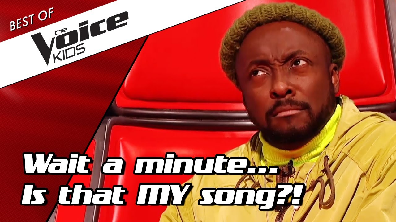 TOP 10 Incredible Blind Auditions with COACH SONGS in The Voice Kids