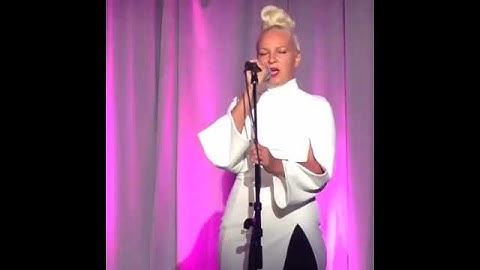 Sia Furler performing 
