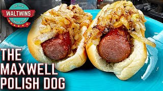 Making My Wife's Favorite Item from PORTILLO'S, THE MAXWELL FRIED POLISH DOG ON THE GRIDDLE!