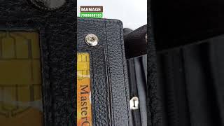 Genuine Leather Gent's Wallet #leather #leatherpurse #gentswallet #purse #wallet