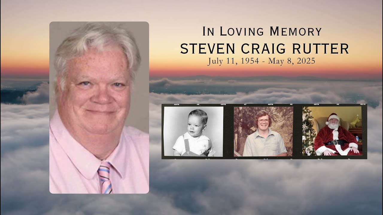 Steven Rutter Memorial Service - YouTube