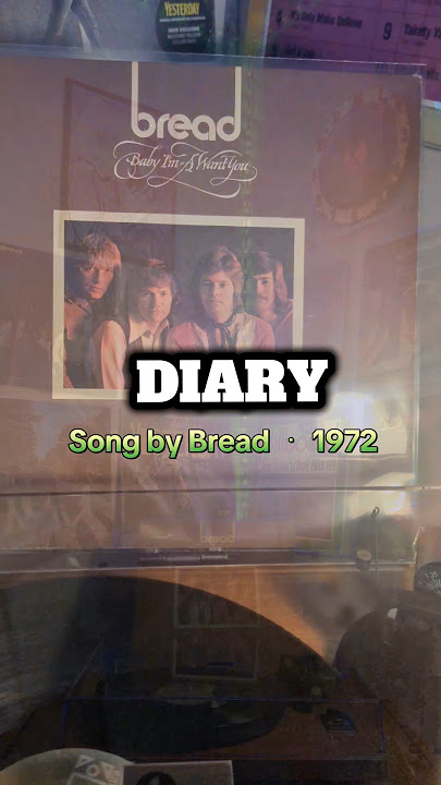 Diary - Bread - Vinyl Record #vinyloftheday #vinylcollection #classichits #turntable