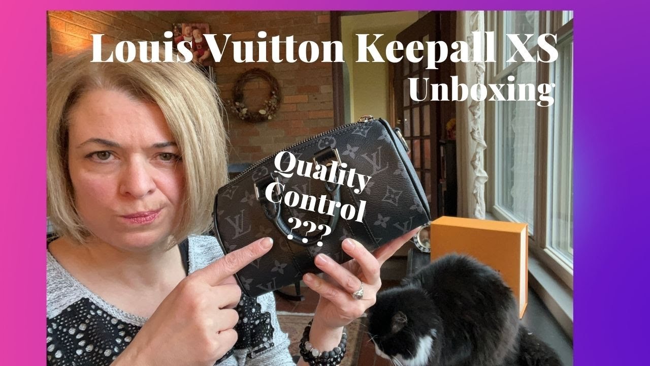 Louis Vuitton Unisex Keepall XS Monogram Eclipse Reverse Coated Canvas  Cowhide - LULUX