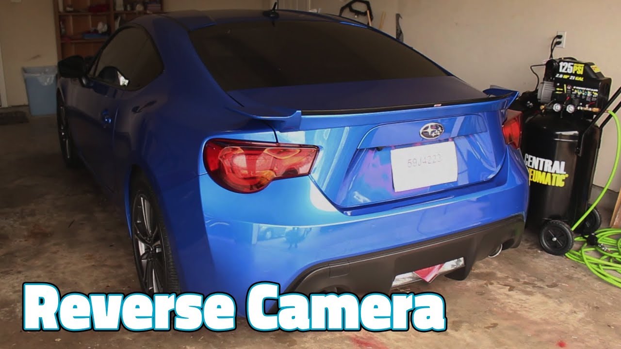 Subaru BRZ Reverse Camera Install Saturday Projects YouTube