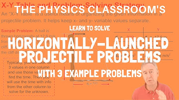 Solving Horizontally-Launched Projectile Problems