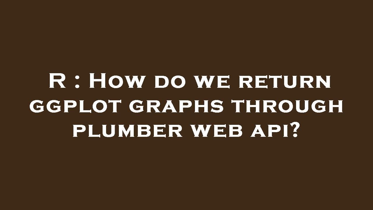 Serving animated plots through an R plumber web application, by Gabriel