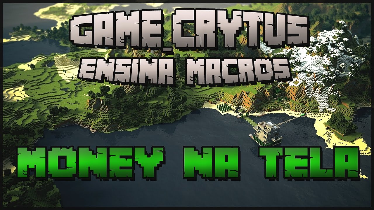 Game_Crytus Ensina Macros #1: Money na tela - YouTube