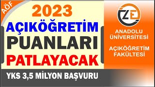 Aöf 2023 Açıköğretim Puanları Çok Yükselecek Osym Yks Tyt Ve Ayt Tahminleri