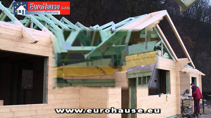 Drevené krovy , priehradové väzníky Piešťany Eurohause - drevodomy OK