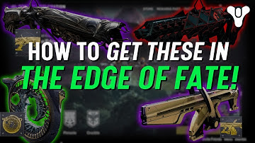 Hoe je ALLE maakbare exotics in The Edge of Fate krijgt (met videobewijs!)