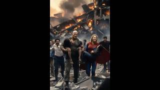 Supergirl And The Rock Vs Destruction