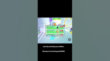 Last day checking my mailbox | Pet Simulator X