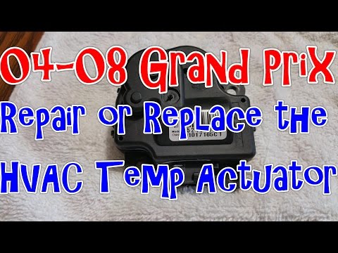 04-08 Pontiac Grand Prix - Repair or replace the HVAC Temperature Actuator