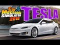 Tesla Model S Restoration! - Car Mechanic Simulator 2018 Gameplay - MOD