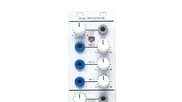 Comp/Sat experimentation with Dual Processor - Low-gain Electronics | 4U Modular Serge