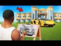 Franklin uses magical painting to draw billionare mansion in gta v  gta 5 new