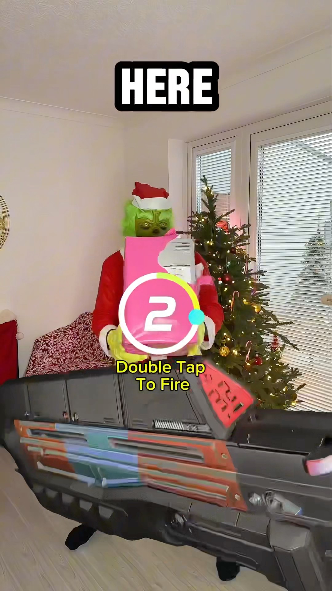 SAVE CHRISTMAS! Send the Grinch FLYING! ? #comedy