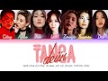 Girls Line - Tanga Deiin [сөзі, текст+latyn lyrics] КАРАОКЕ!