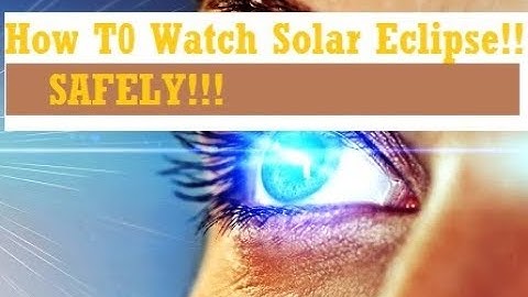 (Secret Way) How to watch solar Eclipse,Easily And perfect Way!!
