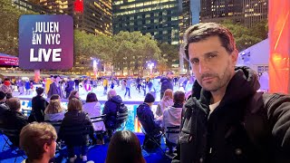 NEW YORK CITY Livestream - Manhattan / Bryant Park Winter Village Opening - October 25 2025 7 PM