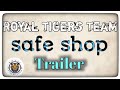 Royal tigers team safe shop  trailer