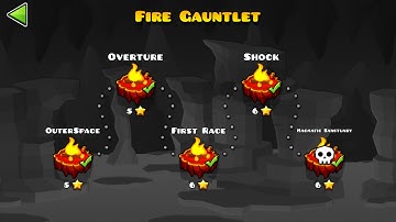 The Lost Gauntlets ► Fire Gauntlet ► (1/5) OuterSpace by Nicki1202 || Geometry Dash