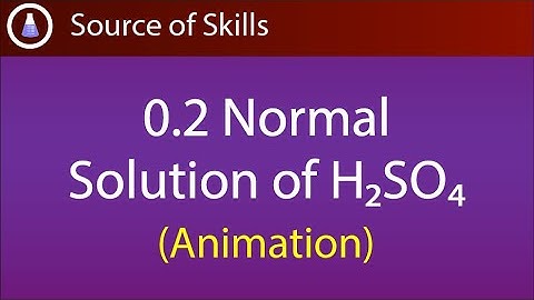 0.2 Normal solution of h2so4 | how to make normal solution | 0.2 N solution of sulfuric acid