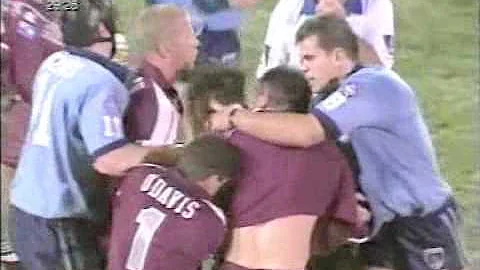 State of Origin FIGHT - Hearn v Carroll (1995)