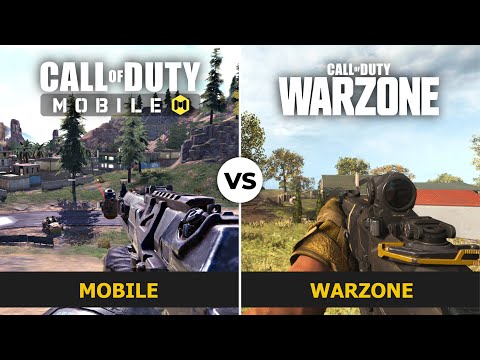 Warzone Vs COD Mobile Graphics U0026 FPS Comparison | GTX 1070 | I7 4790K