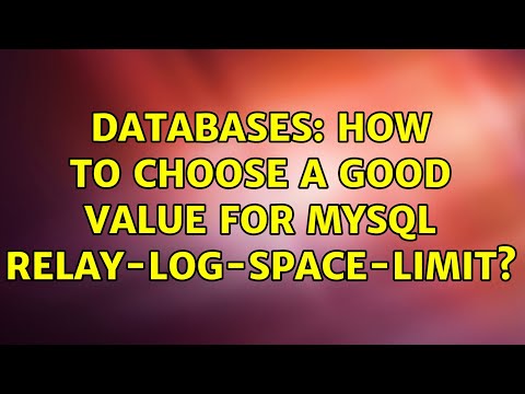 Databases: How to