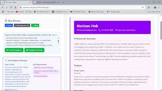 AI Resume Builder Full Demo & Feature Walkthrough | Create ATS-Optimized Resumes in Minutes screenshot 2