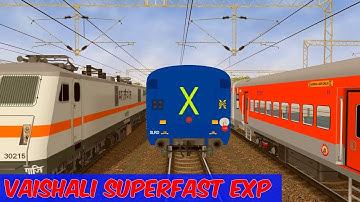 Vaishali Superfast Express ||  MSTS Open Rails || Indian Train simulator