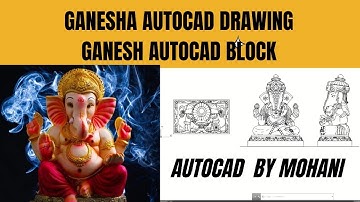 Ganesha autocad drawing. Ganesh autocad block. #2023shorts #ytshorts