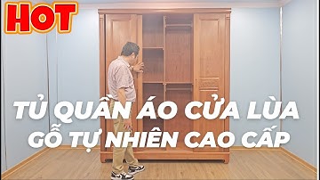 Tủ quần áo Cửa Lùa -  Gỗ Xoan Đào