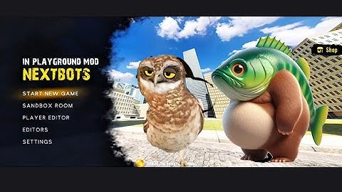 Nextbots in  playground mod New updated new 9.2.11 unlocked every character chasing nextbots