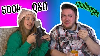 500k Q&A Subscriber Special (DOING GROSS CHALLENGES)