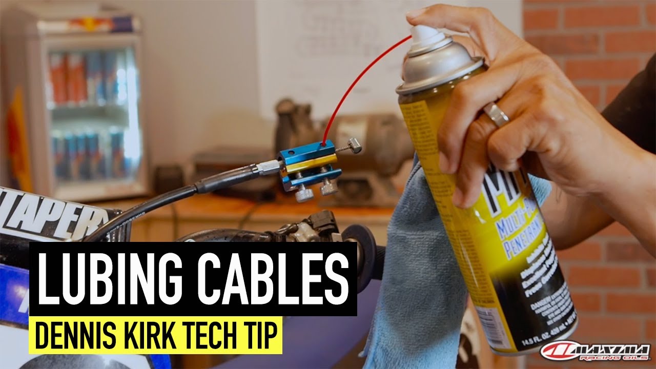 How To Lube Your Cables  Dennis Kirk Tech Tip 