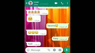 💕നീയാണ് 😜 Lovers romantic chat 🥰 Malayalam WhatsApp chat #trendingshorts screenshot 5