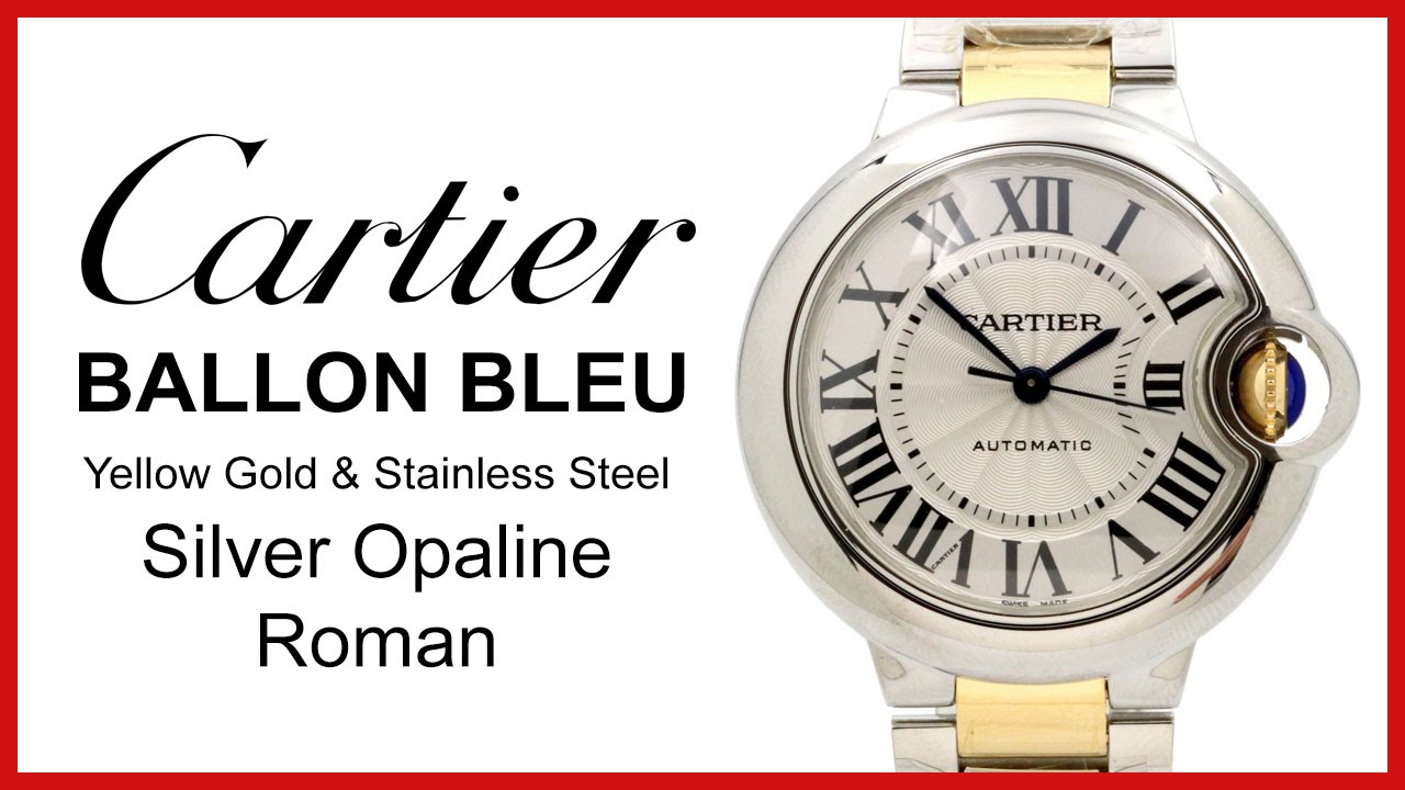 Ballon Bleu 33mm - Stainless Steel and Yellow Gold