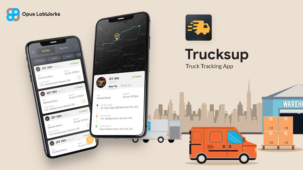 4 App Truck Tracking App Truck Transportation Management App