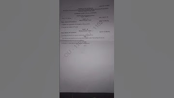 #ENVIRONMENTAL STUDIES QUESTION PPR OF SEM1 OF 2024#DEGREE OU#BSC, BBA, BCOM, BA, BSW#trendingshorts