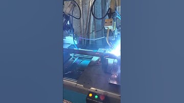 Automatic scaffolding ledger welding machine